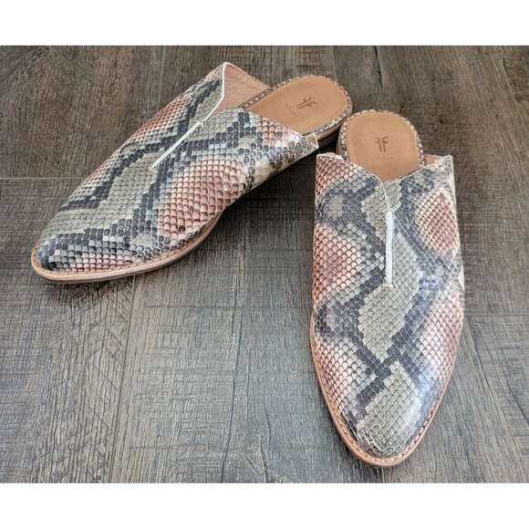 Frye Womens Nolan Suede Backless Mules Size 8 M - Picture 1 of 9